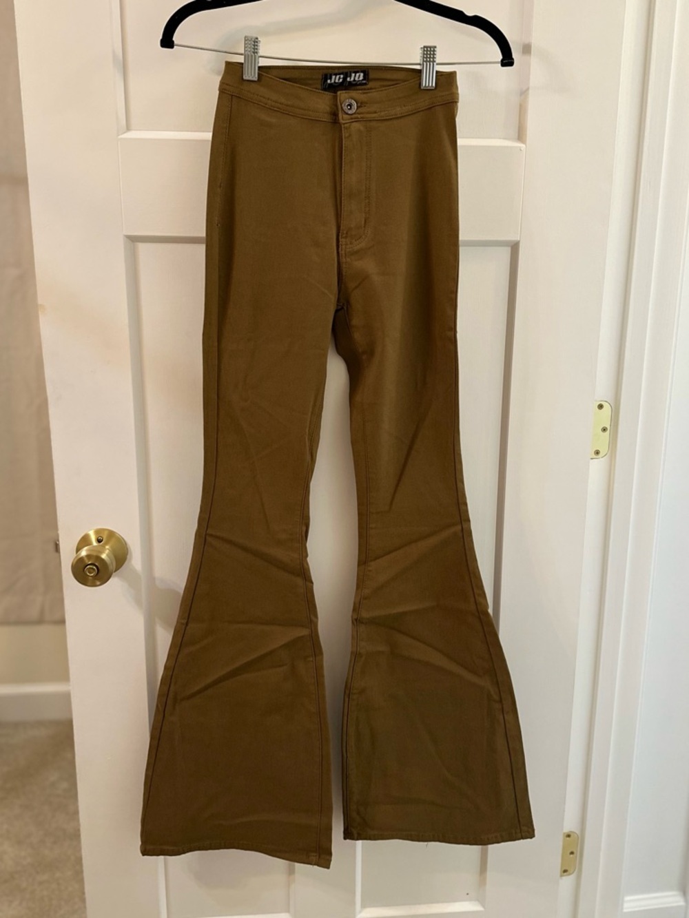 Brown flared pants brand new